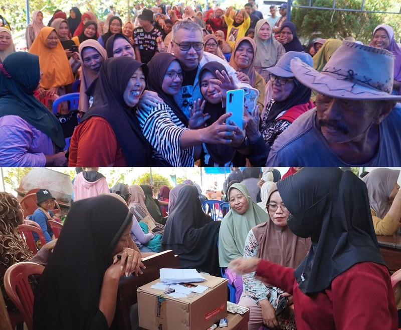 Beramal Bantu Sembako dan Kesehatan Gratis kepada Ratusan Korban Banjir