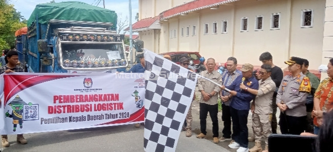 KPU Tolitoli Distribusi Logistik Pilkada