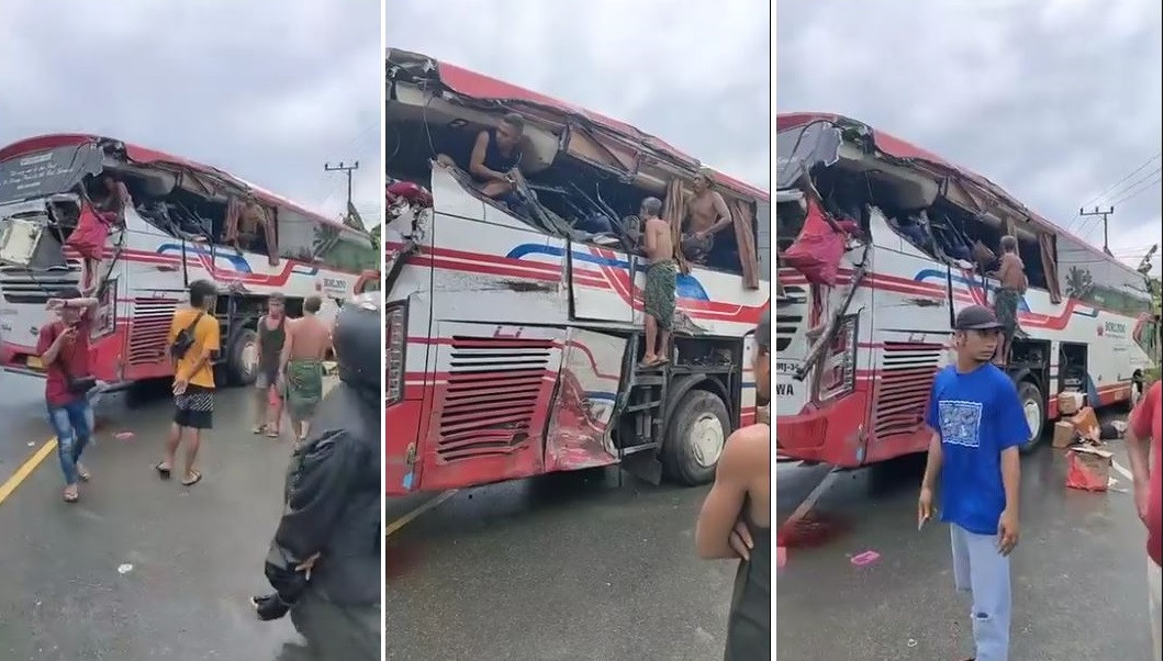 Bus Borindo dari Makassar ke Palu Bertabrakan dengan Truk di Pasangkayu, Empat Meninggal