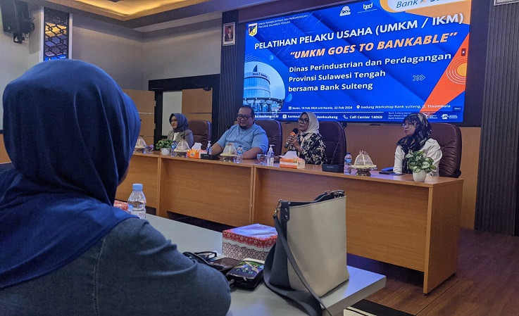 Ratusan Pelaku Usaha di Palu Ikuti Pelatihan Perbankan BPD Sulteng
