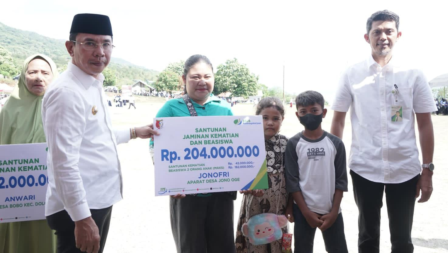 BP Jamsostek Bayarkan Manfaat Kepesertaan Pekerja di Sigi