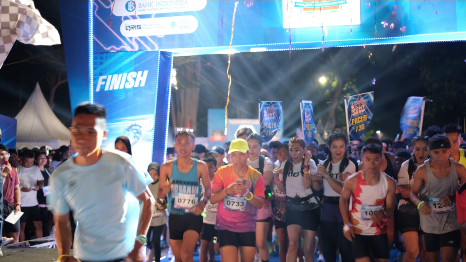BI Sulteng Sosialiasasi QRIS Lewat Night Run 2024