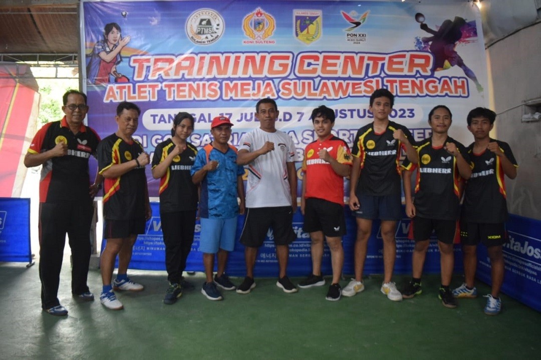Atlet Tenis Meja Sulteng Mulai Pemusatan Latihan