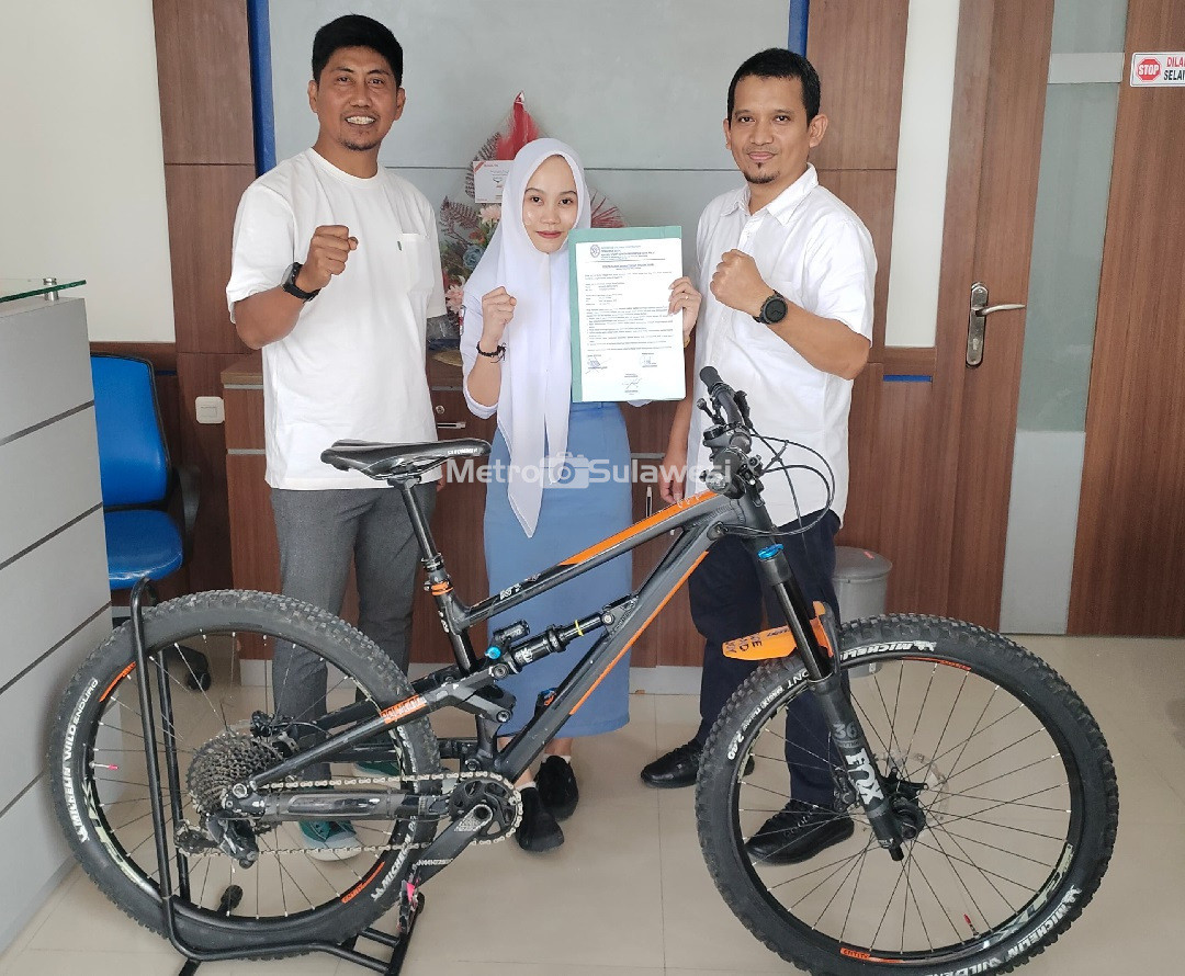 ISSI Palu Terima Hibah Sepeda MTB untuk Atlet PON 2024