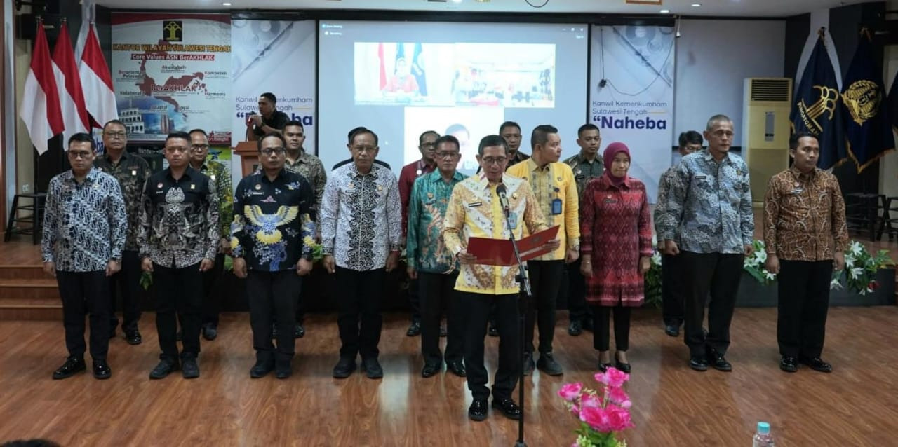 Soeryo Ikuti Pencanangan Pelayanan Publik Berbasis HAM 2024 di Kanwil