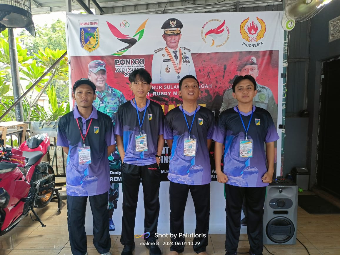 Palu dan Poso Sumbang Atlet Esport untuk Tim PON XX Aceh-Sumut 2024