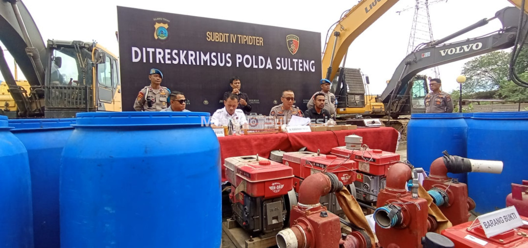 Dirut dan Komisaris PT GPS Tersangka PETI di Morut