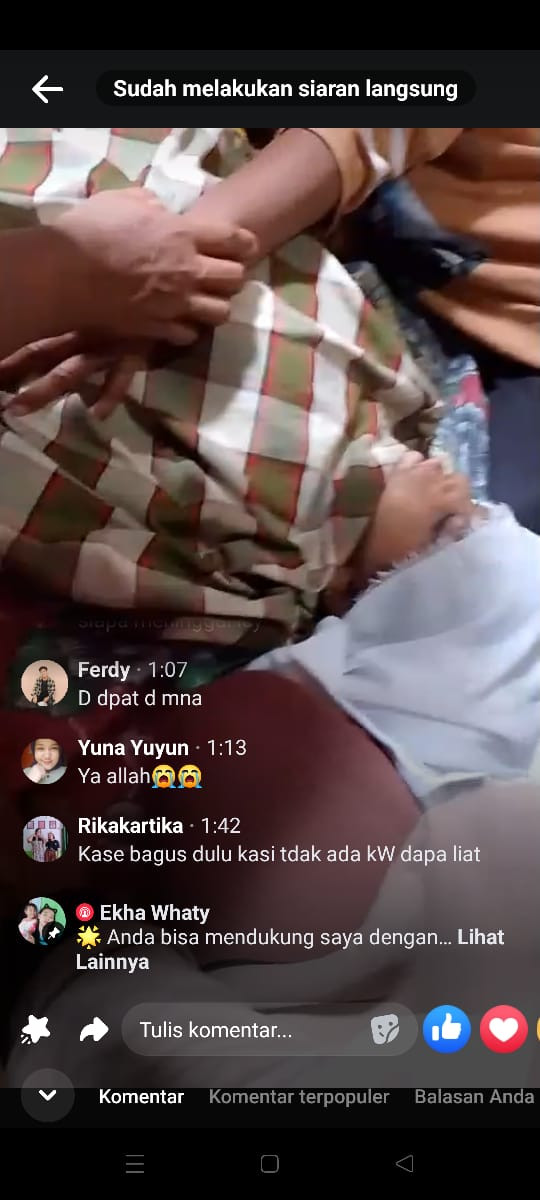 Baim, Bocah Yang Hanyut Terbawa Arus Sungai Ditemukan Sudah Meninggal