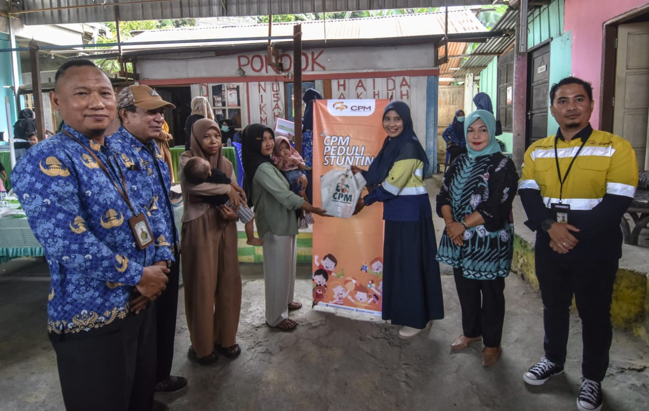 PT CPM Targetkan Penurunan Stunting di Lingkar Tambang Minimal 50 Persen