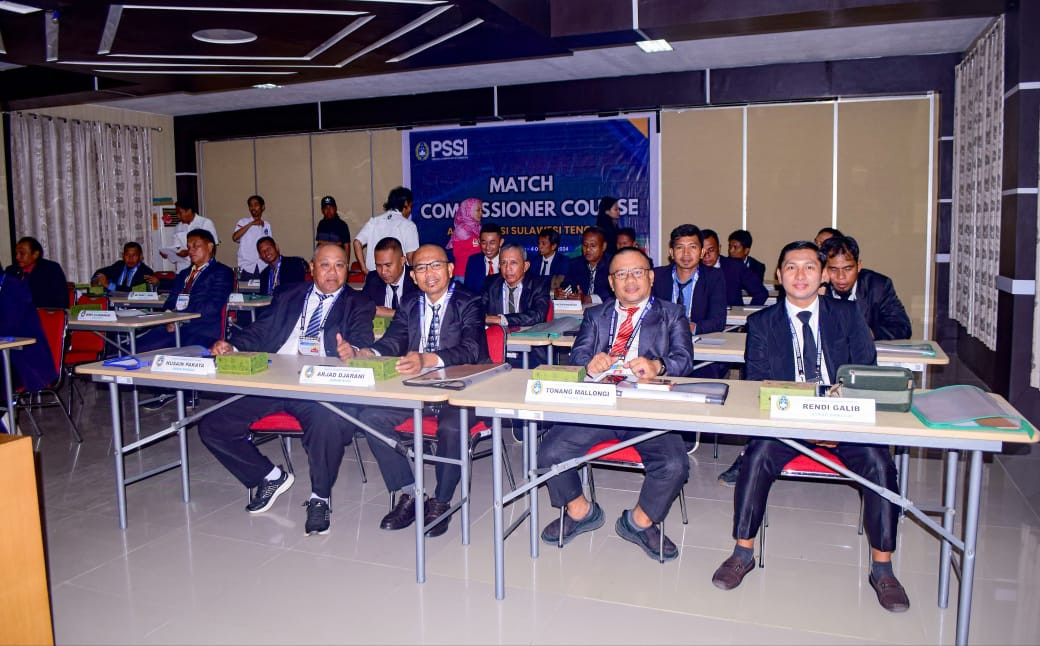 Asprov PSSI Sulteng Gelar Kursus Pengawas Pertandingan