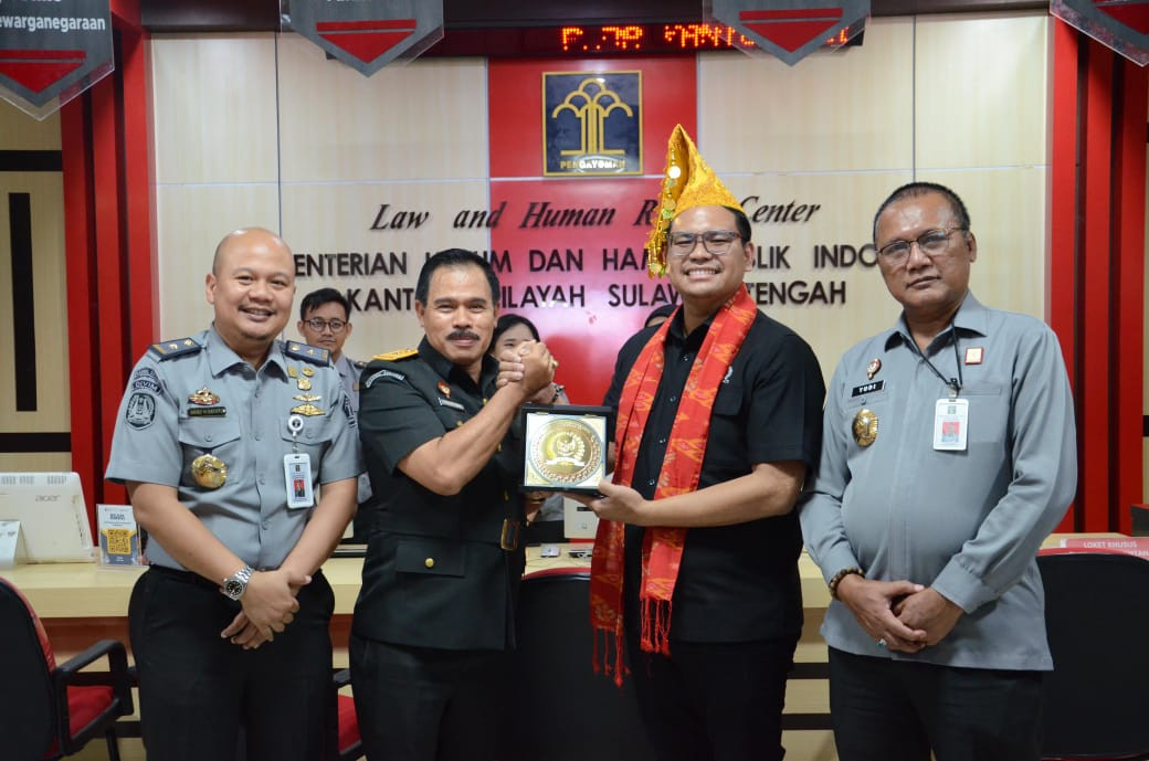 Kemenkumham Sulteng Dikunjungi Wakil Ketua MPR RI Abcandra Muhammad Akbar