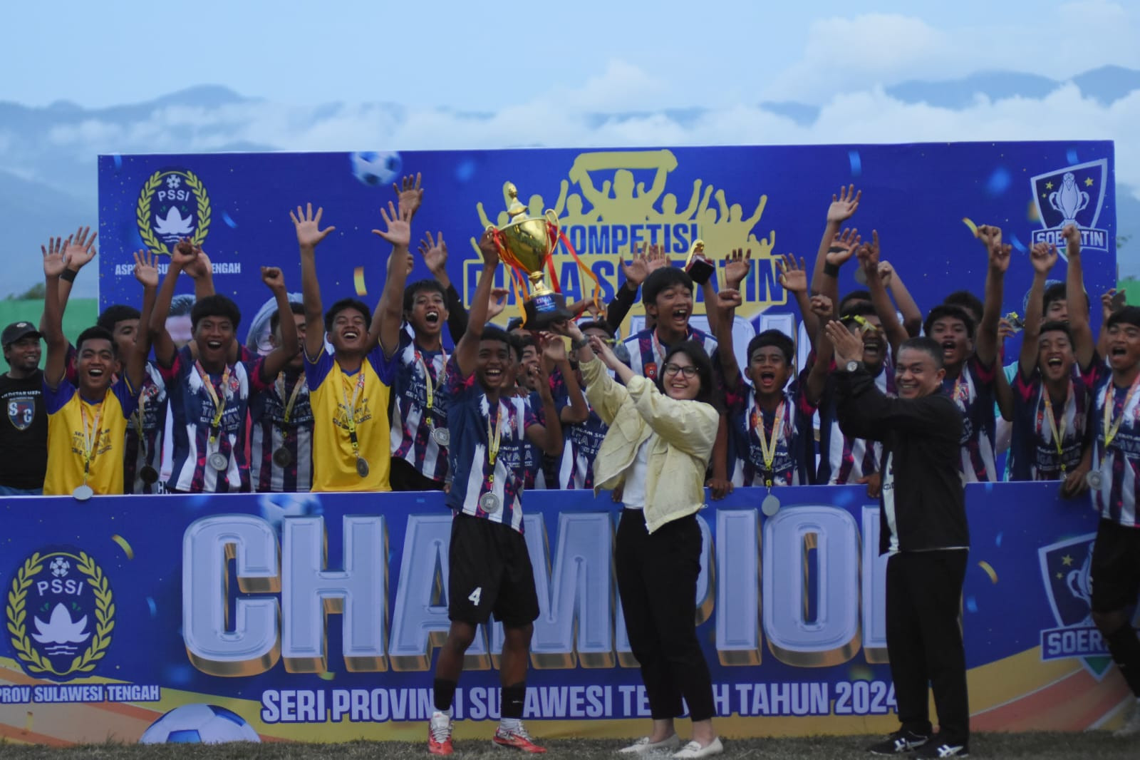 Piala Soeratin Sulteng Ditutup, Pesepakbola Muda Diharap Tidak Cepat Puas