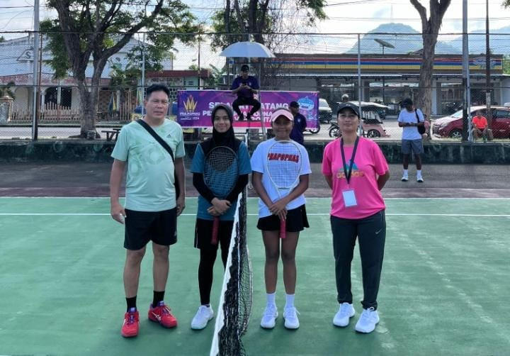 Pra Popnas Zona V: Petenis Putri Sulteng Belum Terkalahkan