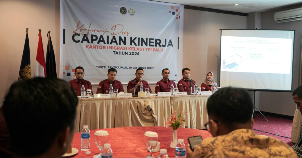 Ini Capaian Kinerja Kanim Palu Tahun 2024