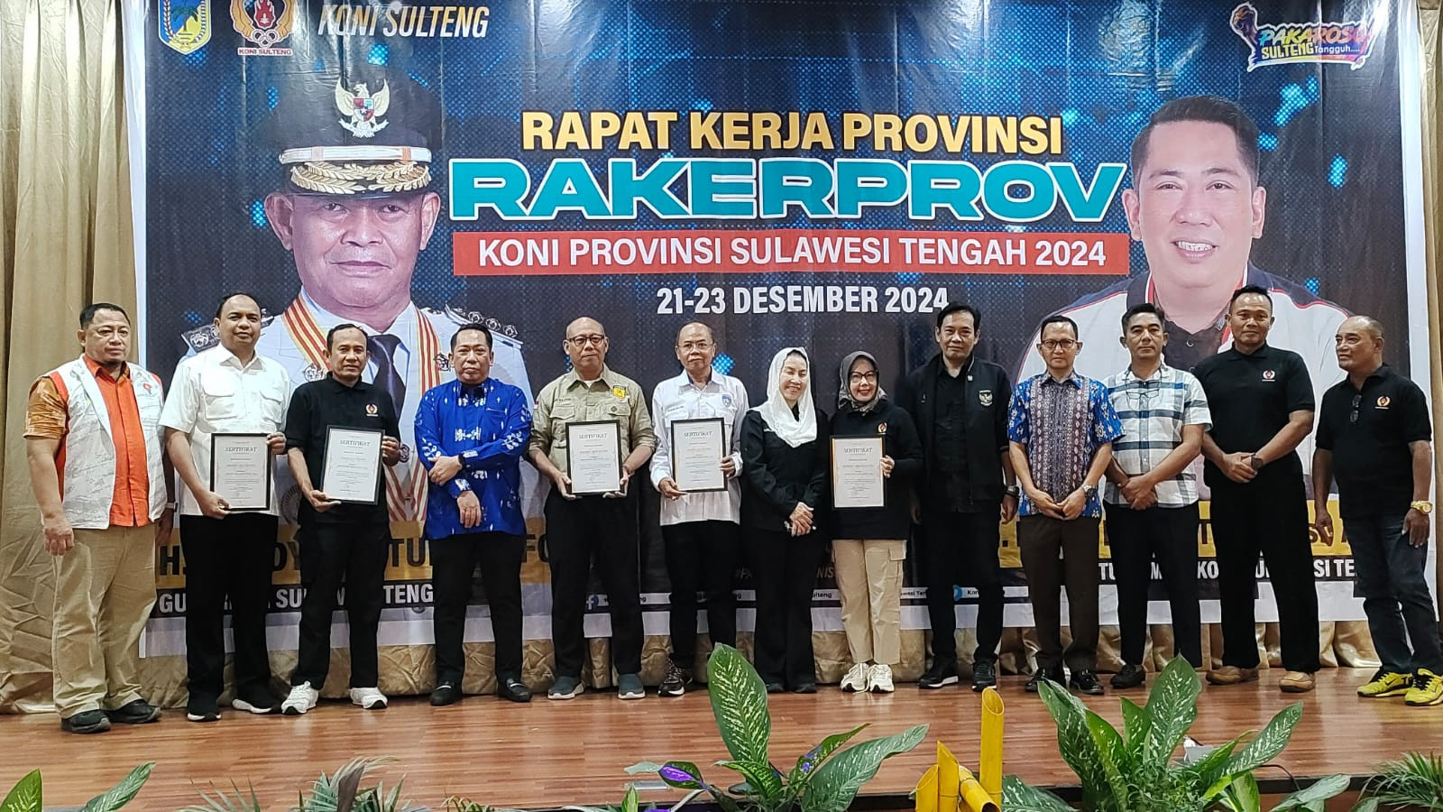 KONI Sulteng Beri Reward Cabor dan KONI di Daerah