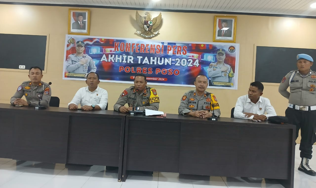 2024, Kasus Pidana di Poso Alami Kenaikan