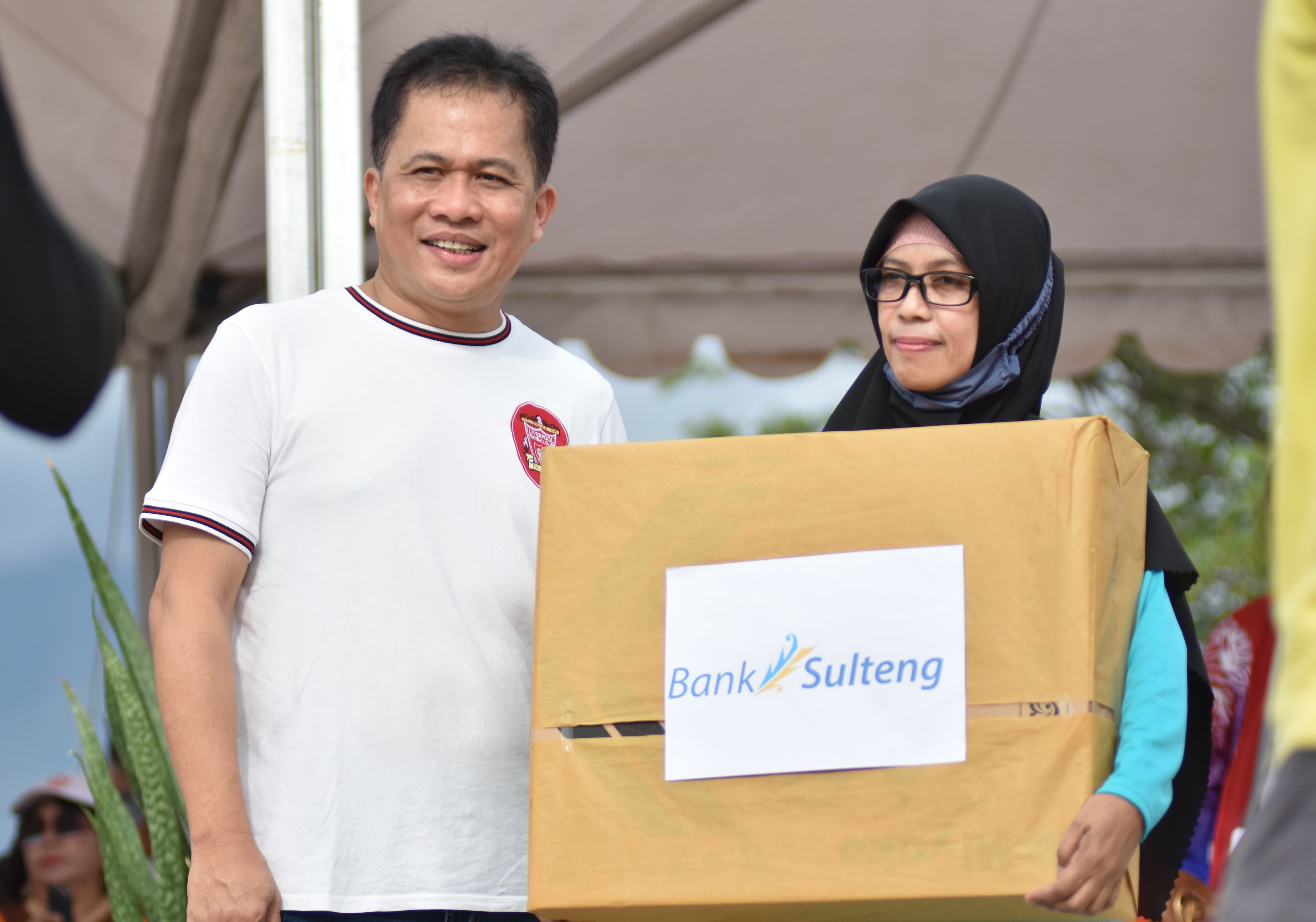 Bank Sulteng Ikut Serta Jalan Santai Dispora Sulteng