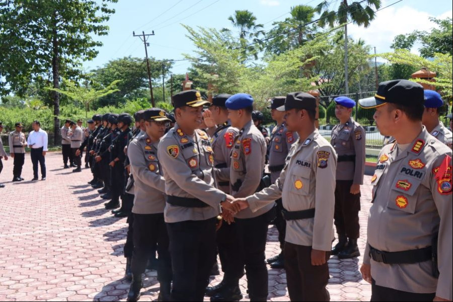 Polres Touna Lepas BKO Polda dan Brimob