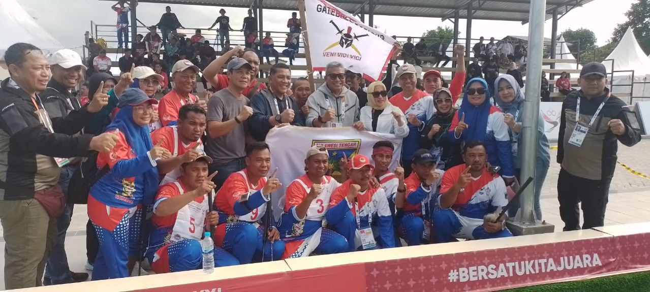 Gatebal Sulteng Pecahkan Emas Perdana di PON 2024