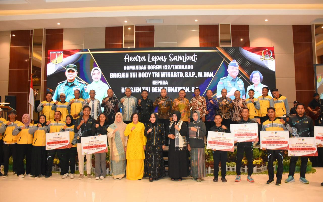 Atlet Pergatsi Sulteng Diganjar Bonus Rp 1,95 M