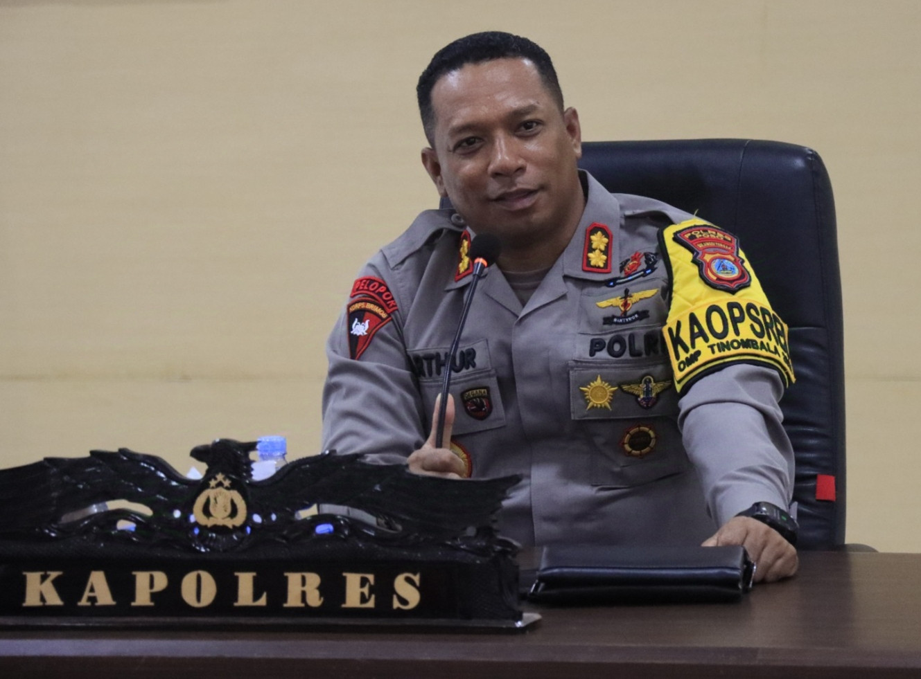 Tunggu Hasil Penghitungan Suara, Kapolres Poso Imbau Pendukung Menahan Diri
