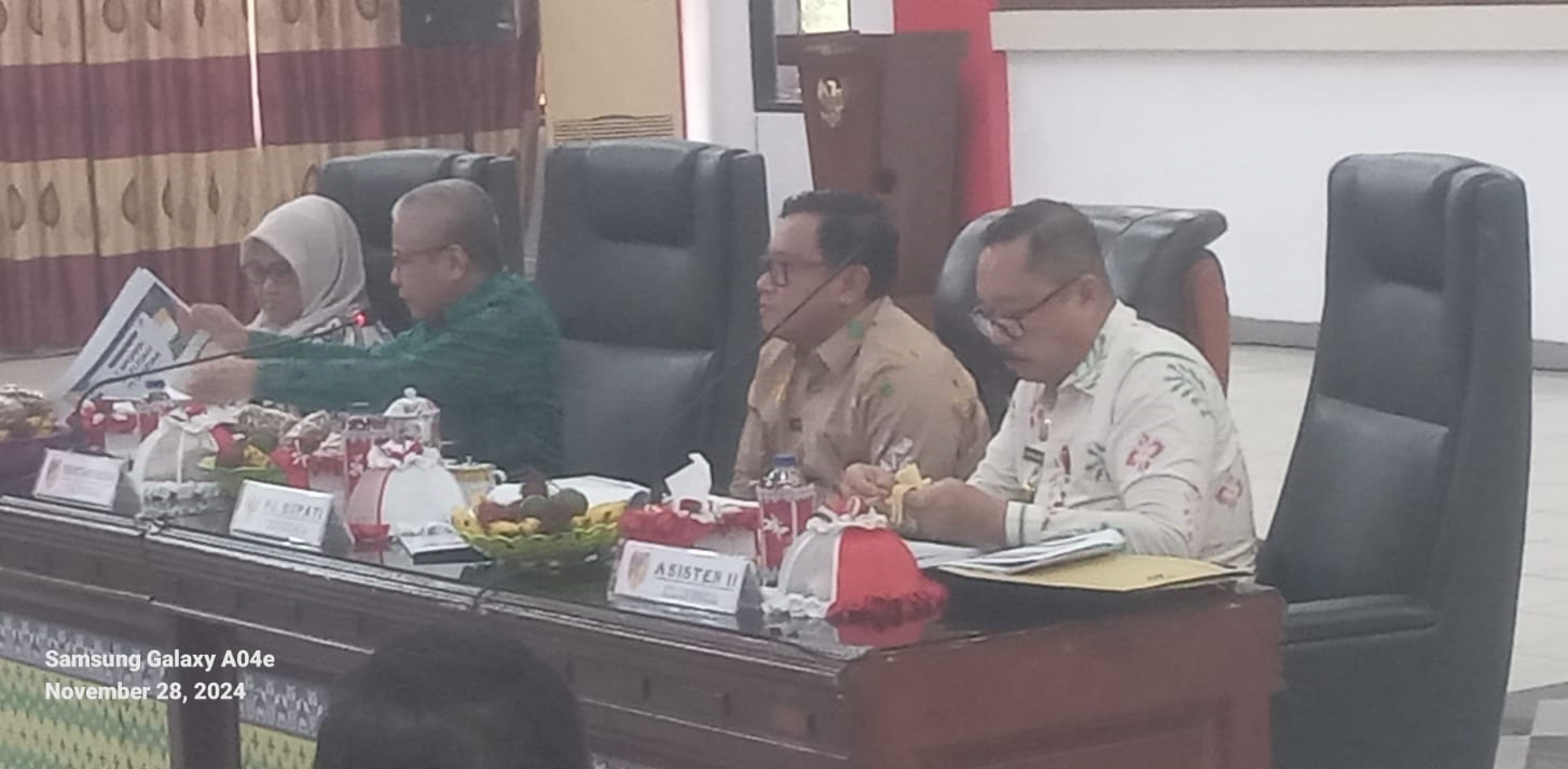 Bahas Serapan Anggaran 2024, Pj Bupati Donggala Semprot OPD