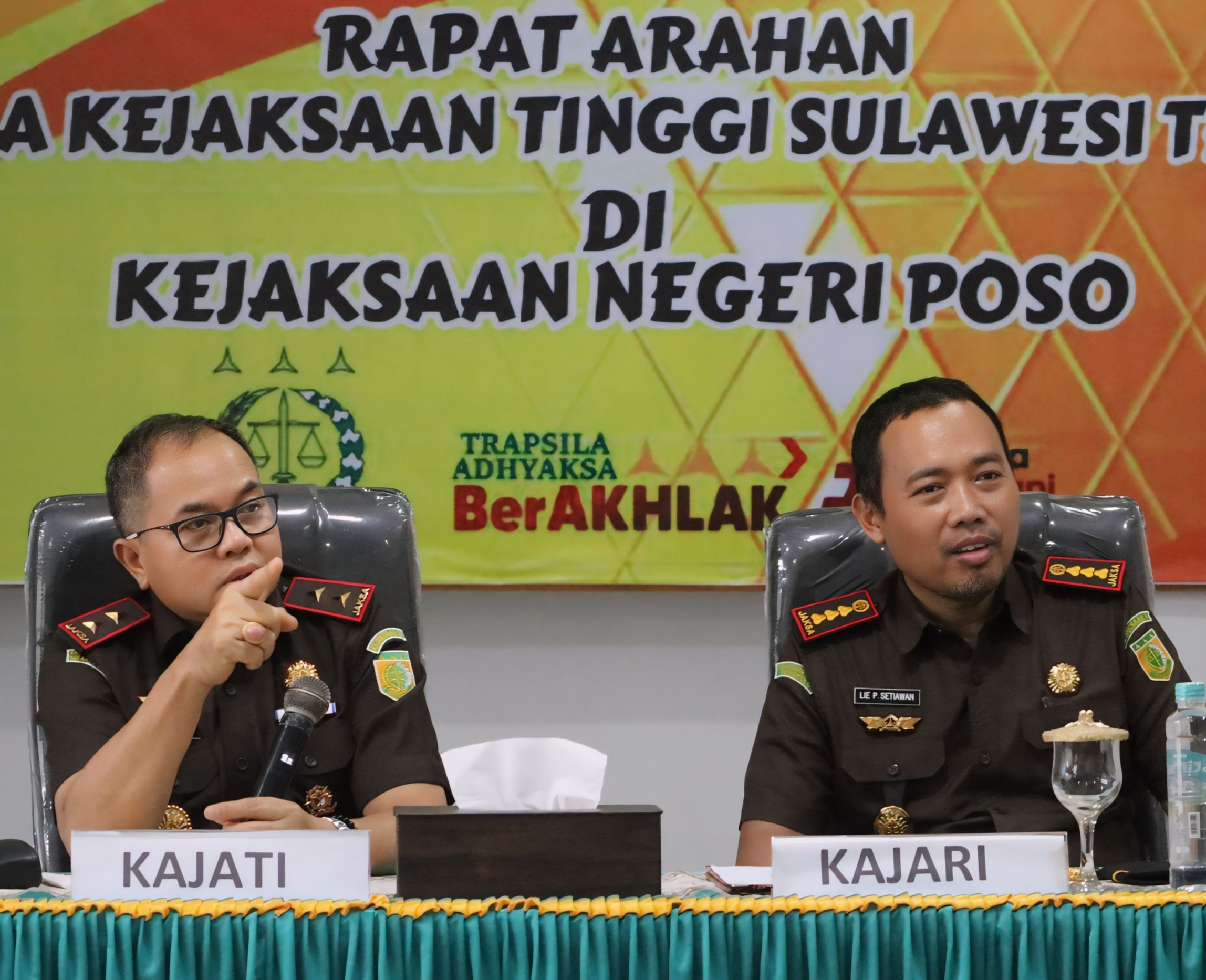 Disambut Hangat di Kejari Poso, Kajati Kembali Tekankan Pantingnya Integritas