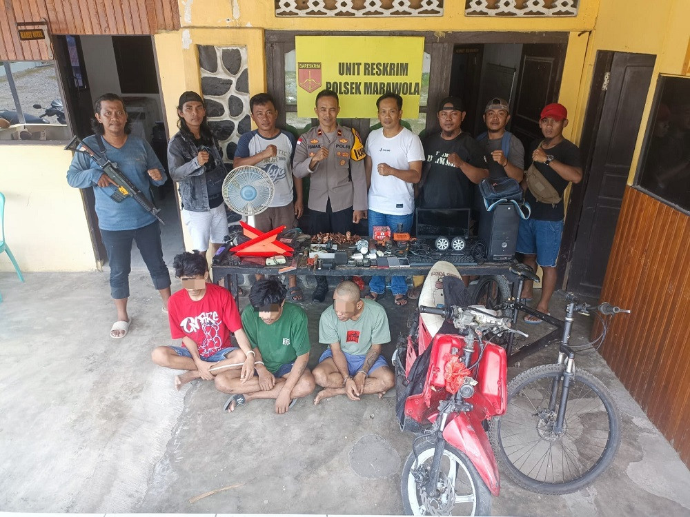 Kurang dari 12 Jam, Polsek Marawola Ungkap Kasus Pencurian di Baliase