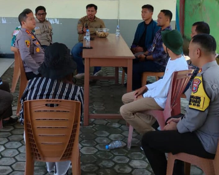 Kapolres Morowali Pantau Langsung PSU di Desa Bahoea