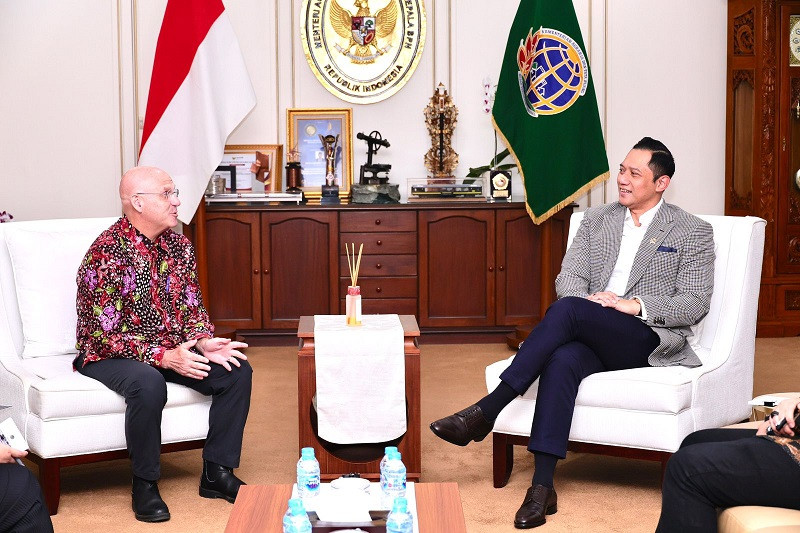 Pertemuan dengan USAID, Menteri AHY Bicara Target Pendaftaran Tanah