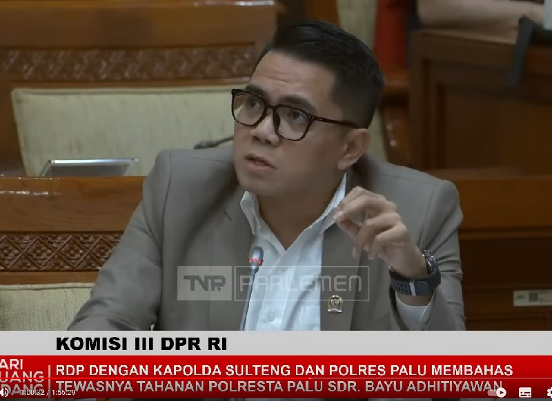 Tewasnya Tahanan Polresta Palu, Arteria Dahlan Soroti Sikap Kapolres Tolak Tangguhkan Penahanan