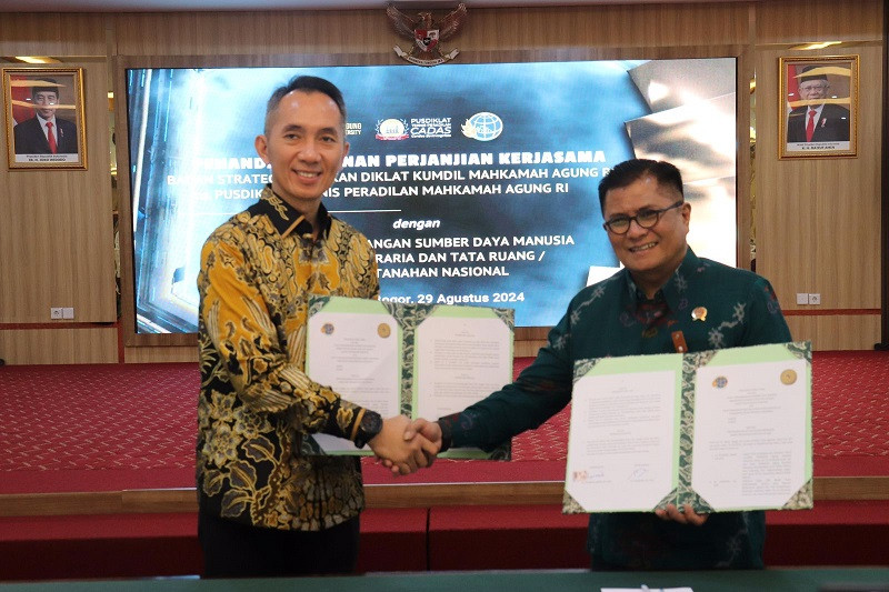 Kementerian ATR/BPN dan MA Jalin Kerja Sama, Perkuat Kapasitas Hakim