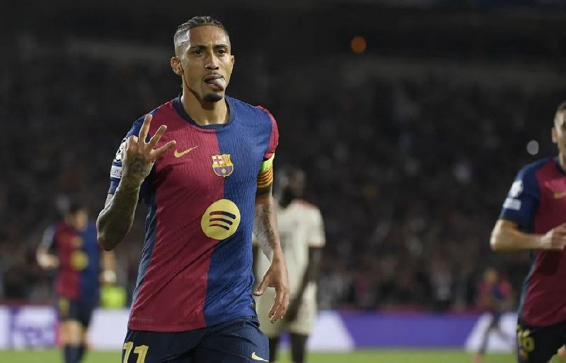 Barcelona Menang Besar 4-1 atas Bayern, Raphinha Sumbang Trigol