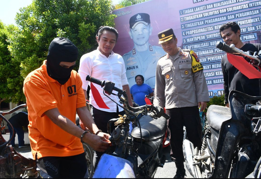 Satu Tersangka Curi 18 Motor di Donggala