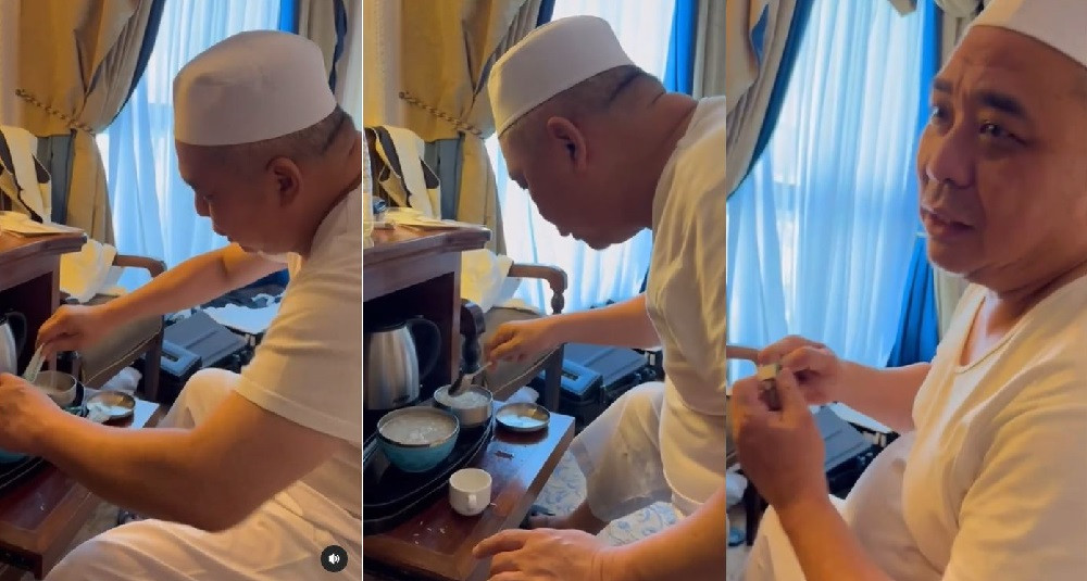 Sambil Siram Bubur Instan Sendiri, Ini Komentar Ahmad Ali Buat Sang Istri