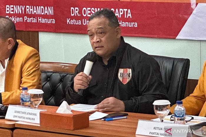 Hanura Beri Rekomendasi 704 Bakal Calon Kepala Daerah, di Sulteng ke Ahmad Ali