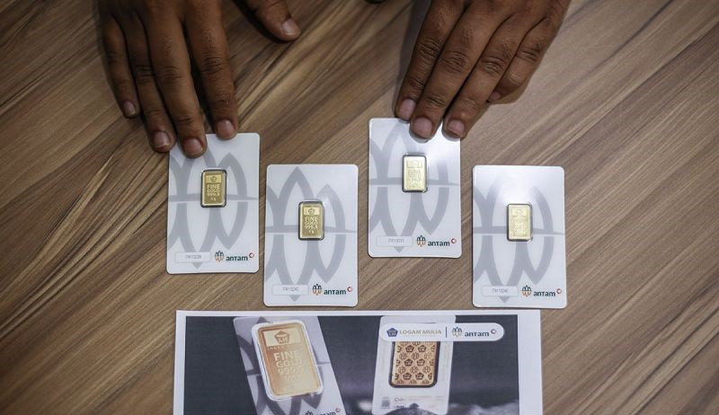 Emas Antam Naik Tipis Rp2.000 Menjadi Rp1,886 Juta per Gram
