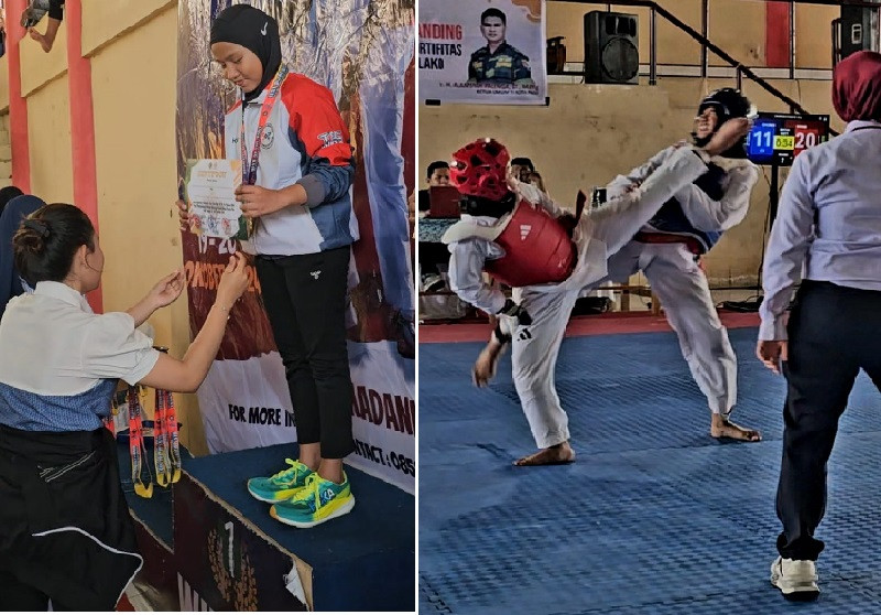 Membanggakan, Indah Kirana Atlet Cilik Taekwondo asal Sigi Raih Emas, Dinobatkan Jadi Pemain Terbaik