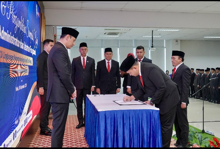 Ini Harapan Menteri AHY ke 327 Pejabat yang Dilantik