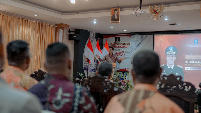 Supratman Apresiasi Konsistensi Kemenkumham Sulteng Hadirkan Informasi Teraktual bagi Masyarakat