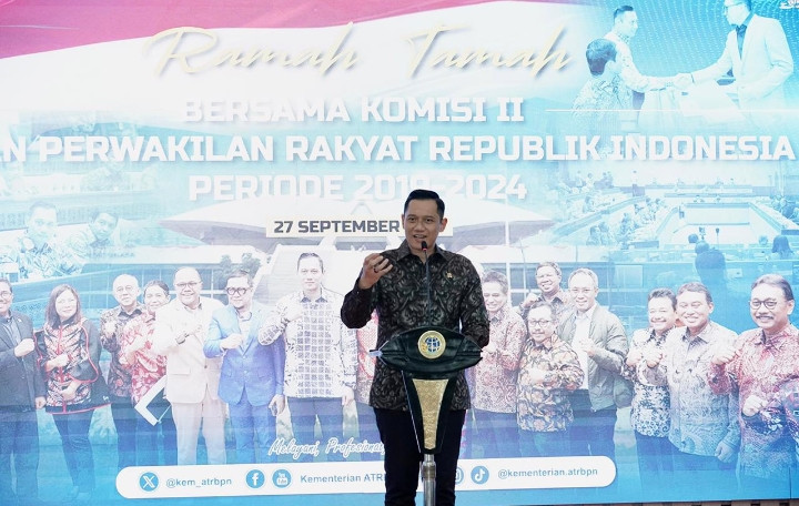 Menteri AHY Apresiasi Dukungan Komisi II DPR RI bagi Program Kementerian ATR/BPN
