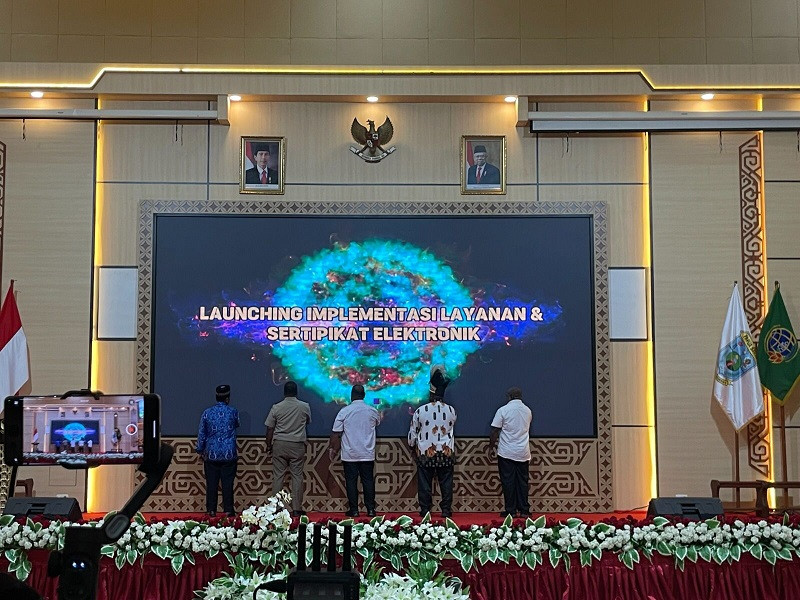 Sertipikat Tanah Elektronik Hadir di Papua Barat, Pelayanan Lebih Efisien dan Efektif
