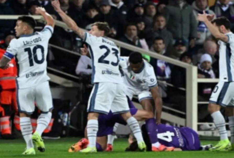 Eduardo Boven Pingsan di Lapangan, Laga Fiorentina Vs Inter Ditunda