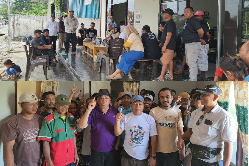 Pengusaha Sukses Tjabani Turun Gunung Kampanyekan Ahmad Ali-Abdul Karim