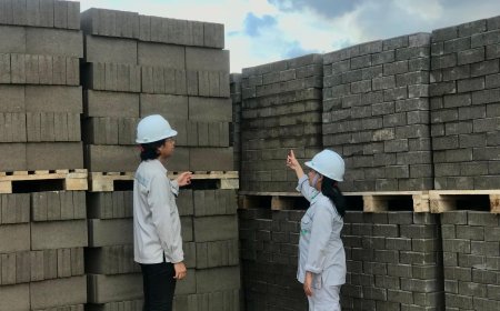 Inovasi Slag Nikel Jadi Bata Berkualitas Tinggi di Kawasan IMIP
