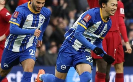 Liverpool Tumbang di Markas Brighton & Hove Albion