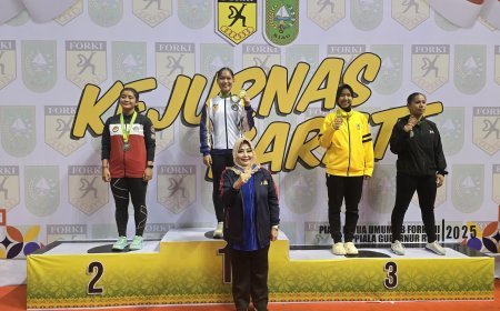 Atlet Sulteng Rebut Emas Kejurnas Forki Riau, Siap Tampil di SEAKF Brunei