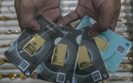 Harga emas di Pegadaian Hari Ini, Ada yang Anjlok Rp29.000 per Gram