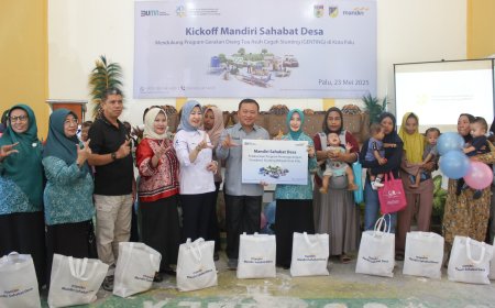 Mandiri Sahabat Desa Sasar 200 Keluarga Risiko Stunting di Sulteng