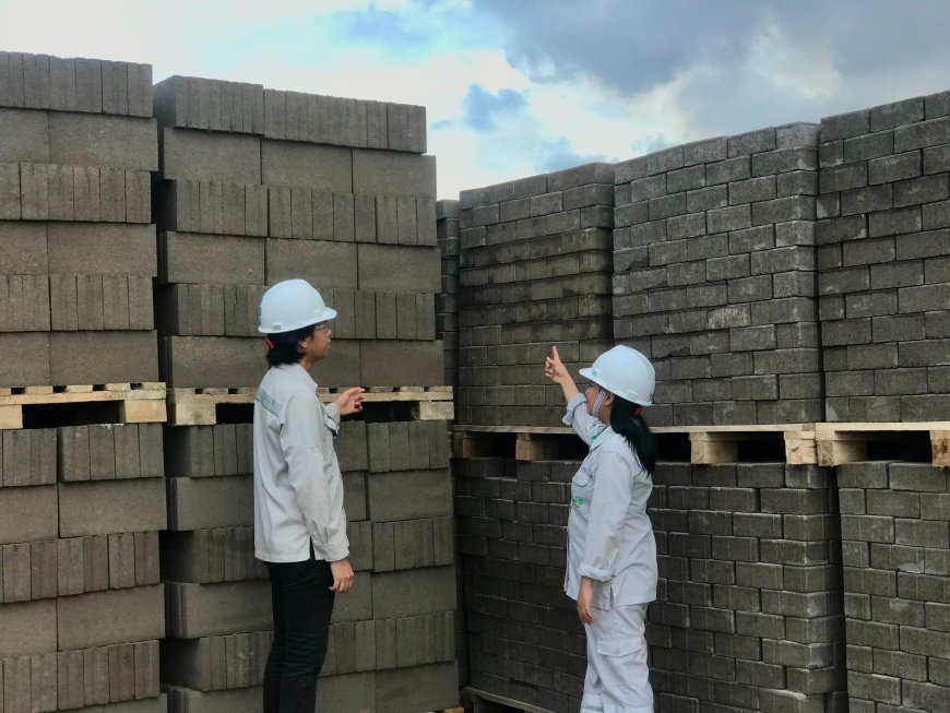 Inovasi Slag Nikel Jadi Bata Berkualitas Tinggi di Kawasan IMIP